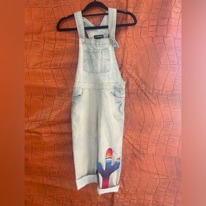 Denim youth coveralls